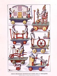 Catálogo de juguetes mecánicos de Histoire des Jouets por Henri d